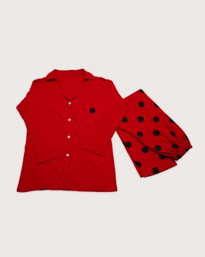 Loungewear Red PJ Set