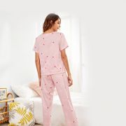 Loungewear Pink Hearts PJ Set